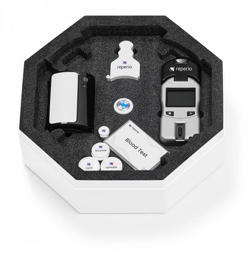 Reperio at home biometric screening kit