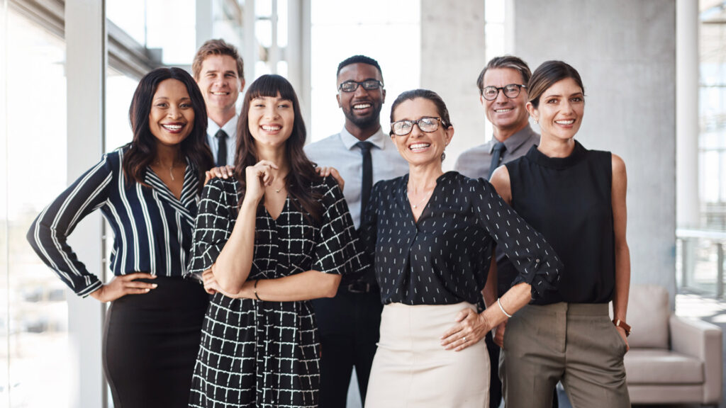employee health biometric screening corporate wellness group photo